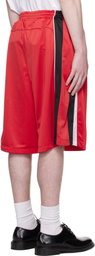 We11done Red Se11done Track Shorts