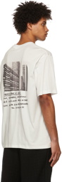Song for the Mute White Logo Oversized T-Shirt