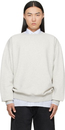 Maison Margiela Gray 4-Stitch Sweatshirt