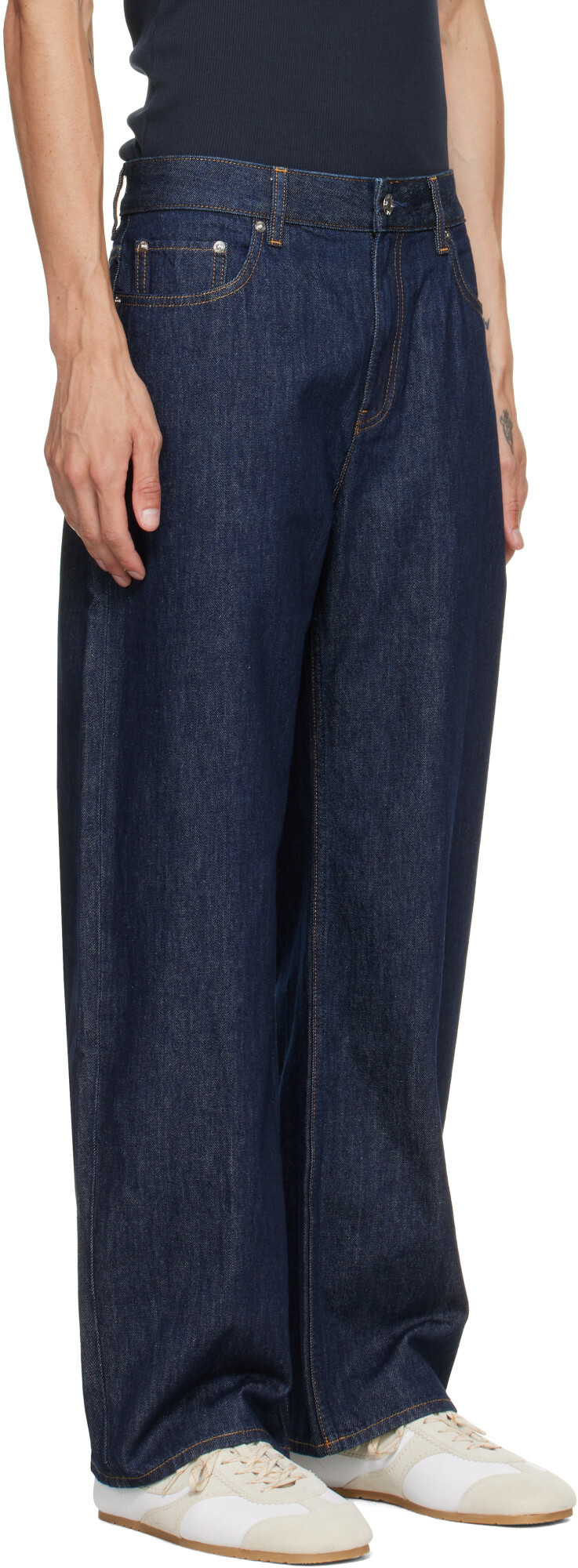 Helmut Lang Navy Wardrobe Jeans