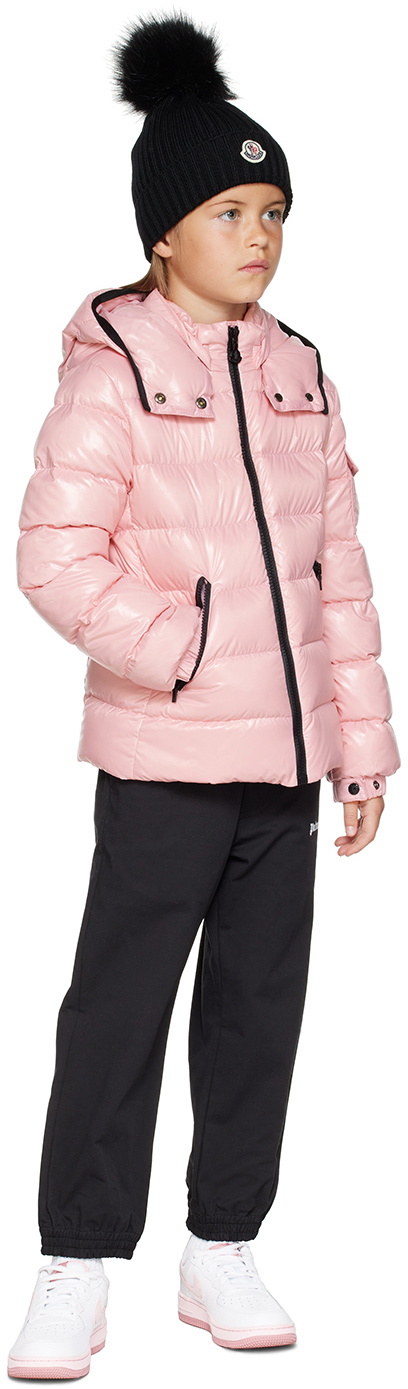 Lans down jacket in pink - Moncler Enfant | Mytheresa