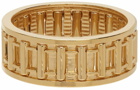 IN GOLD WE TRUST PARIS SSENSE Exclusive Gold Needle Bearing Ring