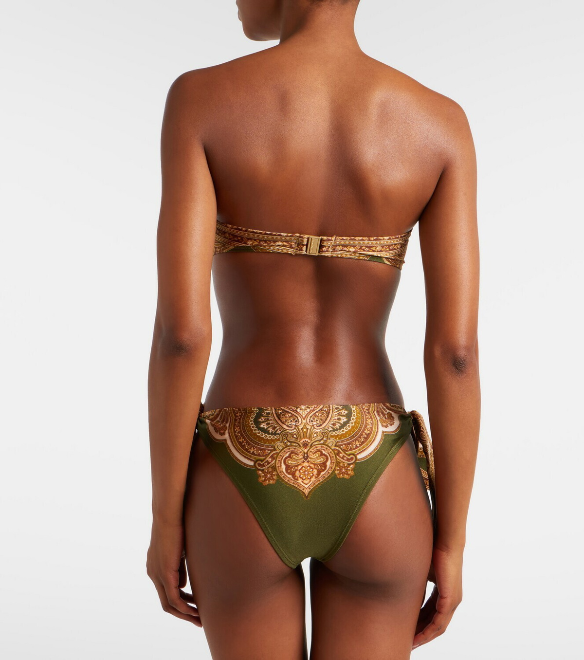 Zimmermann Mahon cutout printed swimsuit