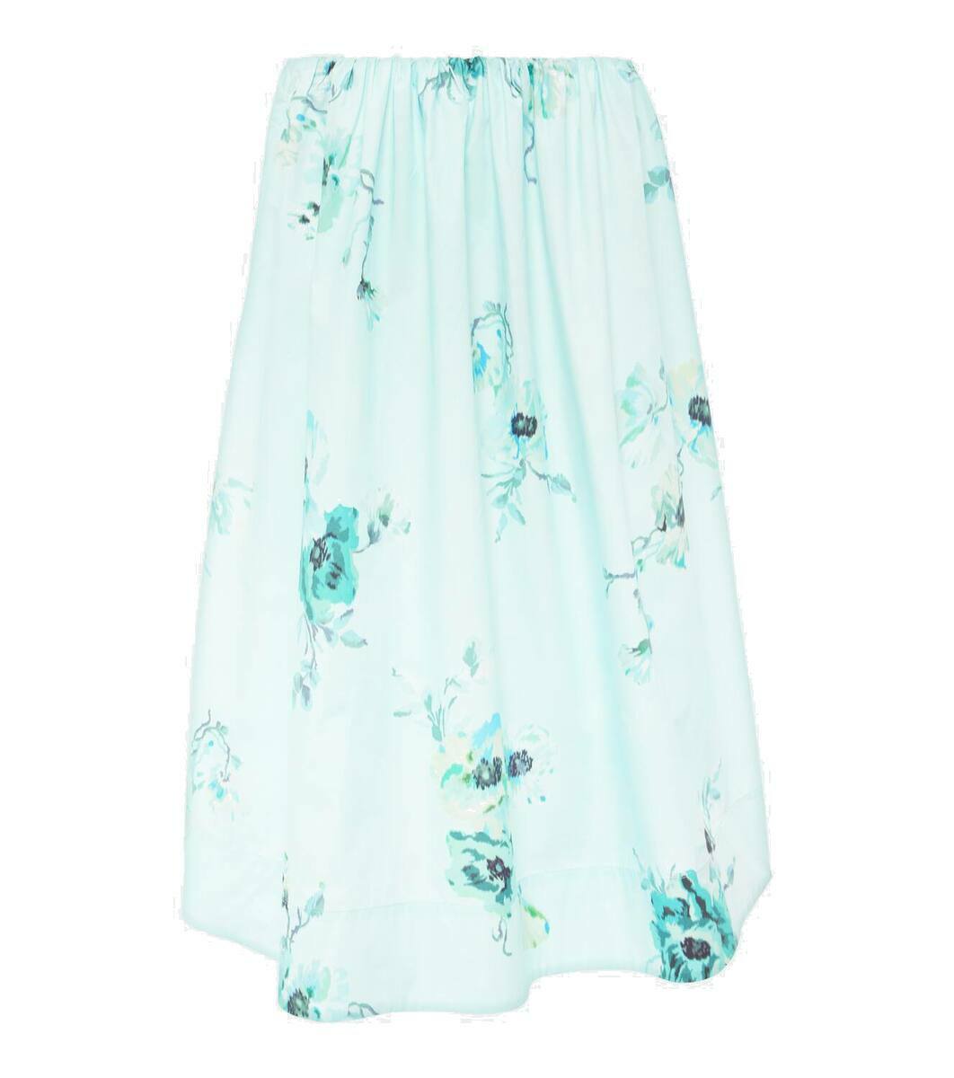 【Zimmermann】Lightburst floral cotton and silk maxi skirt Zimmermann Lightburst floral cotton and silk maxi skirt 1