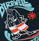 Birdwell - Logo-Print Cotton-Jersey T-Shirt - Blue