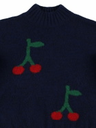 BOBO CHOSES Cherry Jacquard Knit Sweater