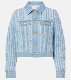 Nina Ricci Striped denim jacket