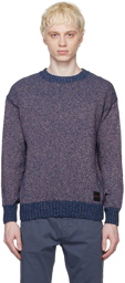 BOSS Navy Relaxed-Fit Sweater