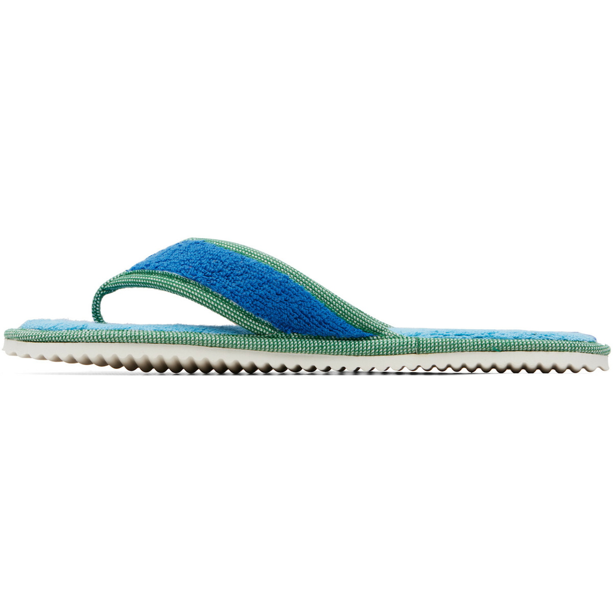 Versace Blue Medusa Jacquard Flip-Flops
