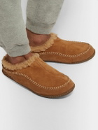 Sorel - Falcon Ridge II Fleece-Lined Suede Slippers - Neutrals