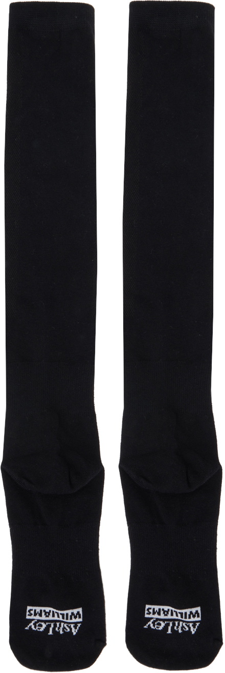 Ashley Williams Black Lace Socks