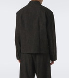 Studio Nicholson Kelver striped cotton and wool-blend jacket