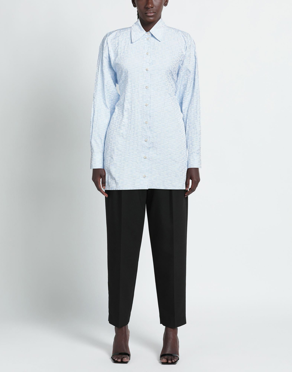 Gcds Womens Shirt Sky in Blue