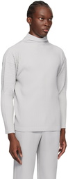 HOMME PLISSÉ ISSEY MIYAKE Gray Basics Turtleneck