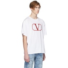 Valentino White Go Logo T-Shirt