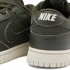 Nike Men's Dunk Low Retro Premium Sneakers in Sequoia/Light Brown