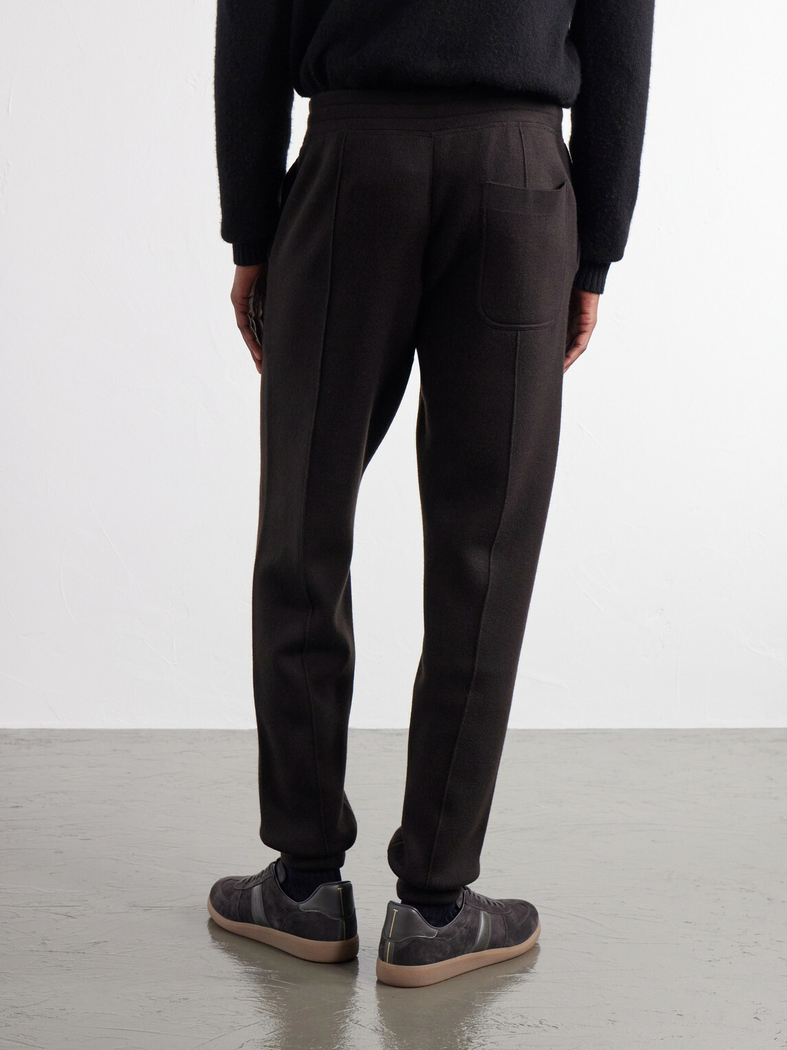 TOM FORD - Tapered Wool-Jersey Sweatpants - Brown