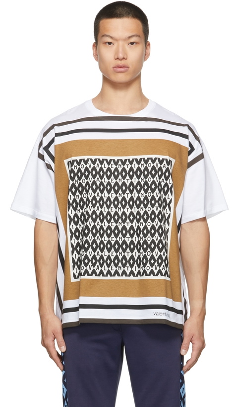 Photo: Valentino Foulard Print T-Shirt