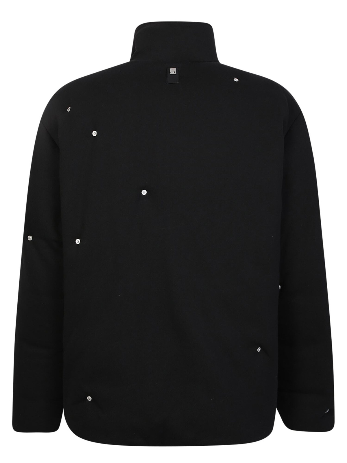 1017 ALYX 9SM Black Fleece Down Jacket With Buttons