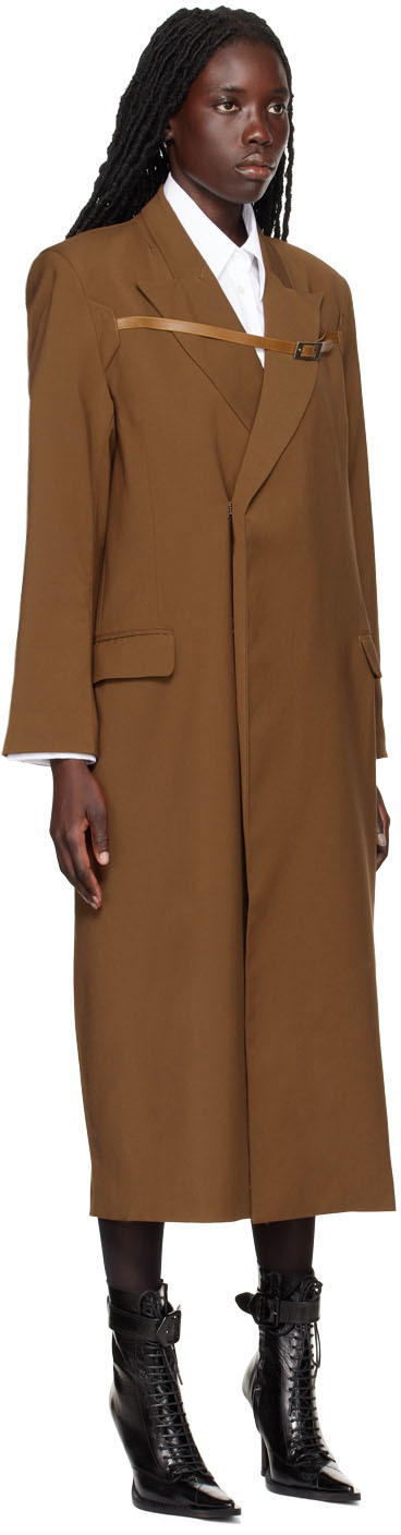 Luar Brown Belt Coat