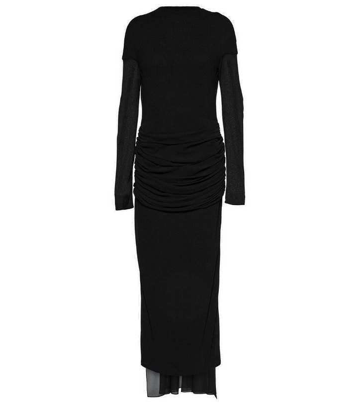 Photo: Givenchy Draped jersey and silk gown