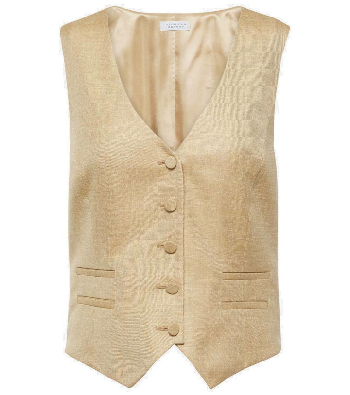Photo: Gabriela Hearst Wool, silk and linen vest