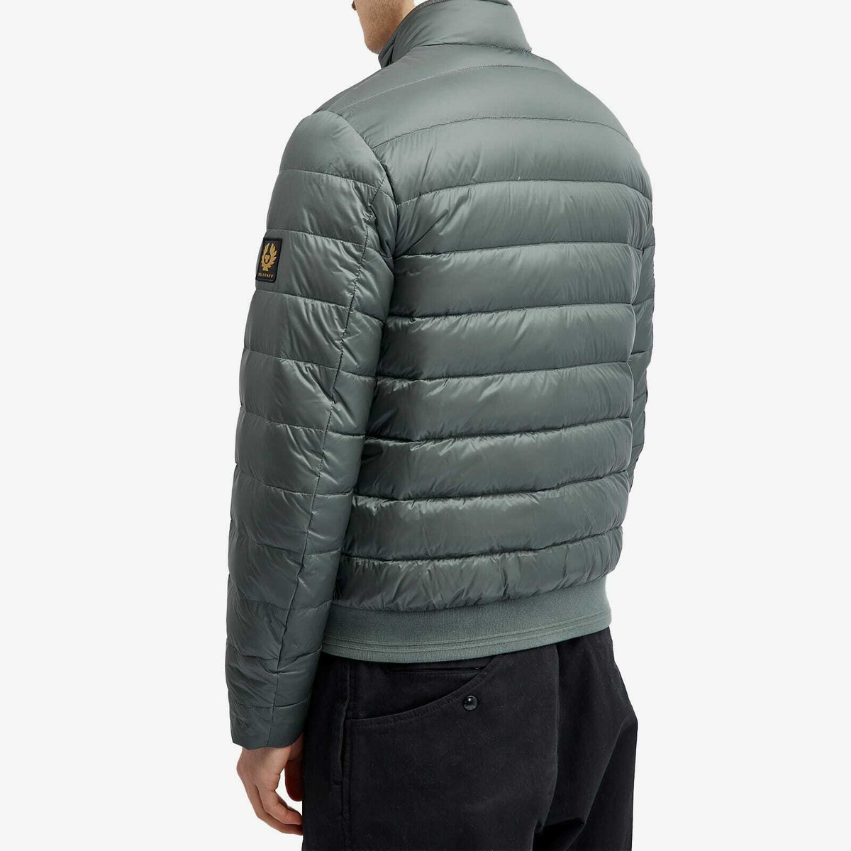 Belstaff Men's Circuit Down Jacket in Dark Mineral Green/Shell