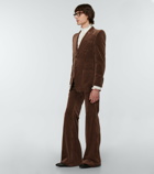 Gucci - Polka-dot velvet suit pants