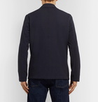 Universal Works - Stretch-Cotton Seersucker Chore Jacket - Navy