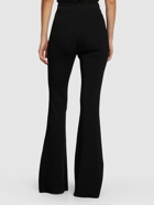 STELLA MCCARTNEY - Compact Knit Technical Flared Pants