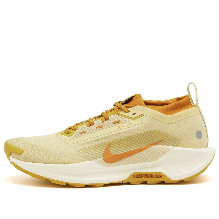 Photo: Nike Running Nike Reactx Pegasus Trail 5 Gtx SP Sneaker in Gold/Ochre/Ivory