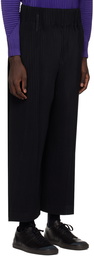 HOMME PLISSÉ ISSEY MIYAKE Black Pleats Bottoms 2 Trousers