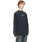 Balenciaga Black Faded Washed Loop T-shirt