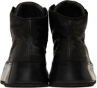 A Diciannoveventitre Black Canua Mid Sneakers