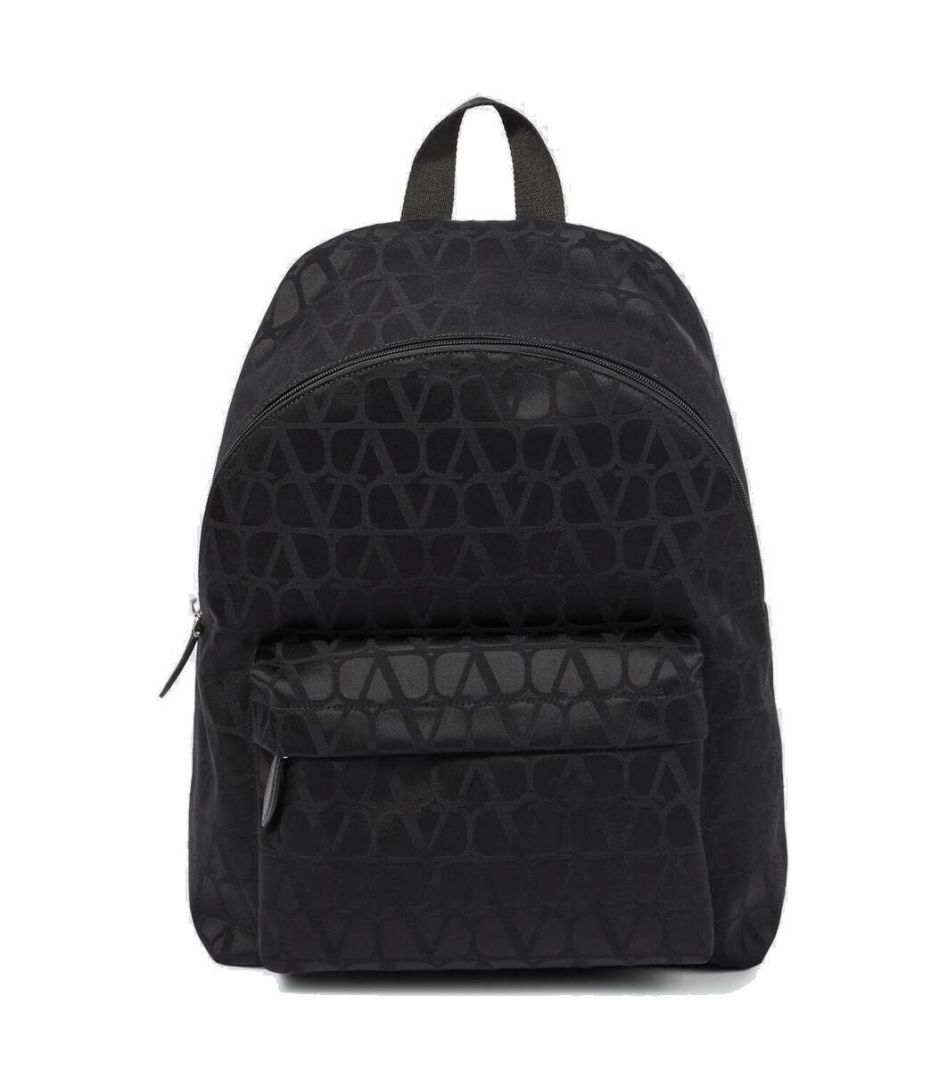 Valentino Black Valentino Garavani Bounce Backpack Valentino Garavani