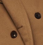 Kingsman - Double-Breasted Cashmere and Wool-Blend Overcoat - Brown