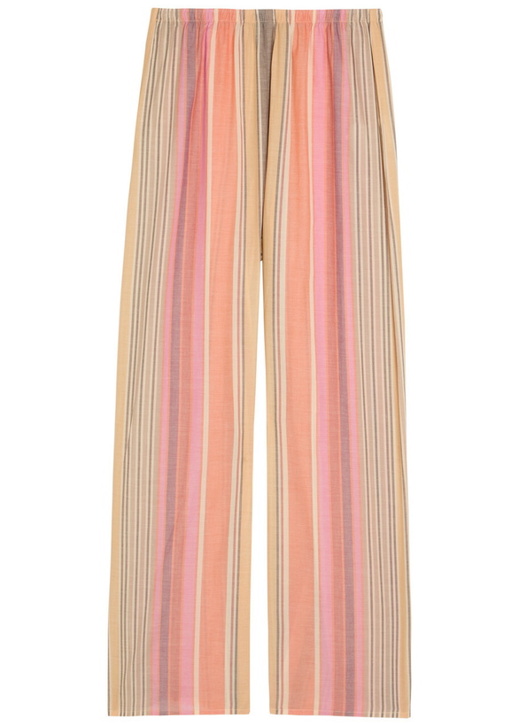 Photo: Faithfull The Brand Jensen Striped Cotton Trousers Multicoloured