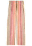 Faithfull The Brand Jensen Striped Cotton Trousers Multicoloured