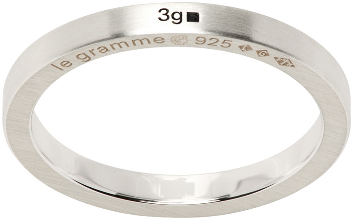 Photo: Le Gramme Silver 3G Ribbon Ring