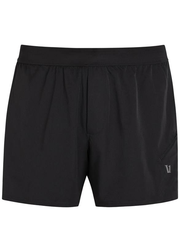 Photo: Vuori Qualify Stretch-jersey Running Shorts Black