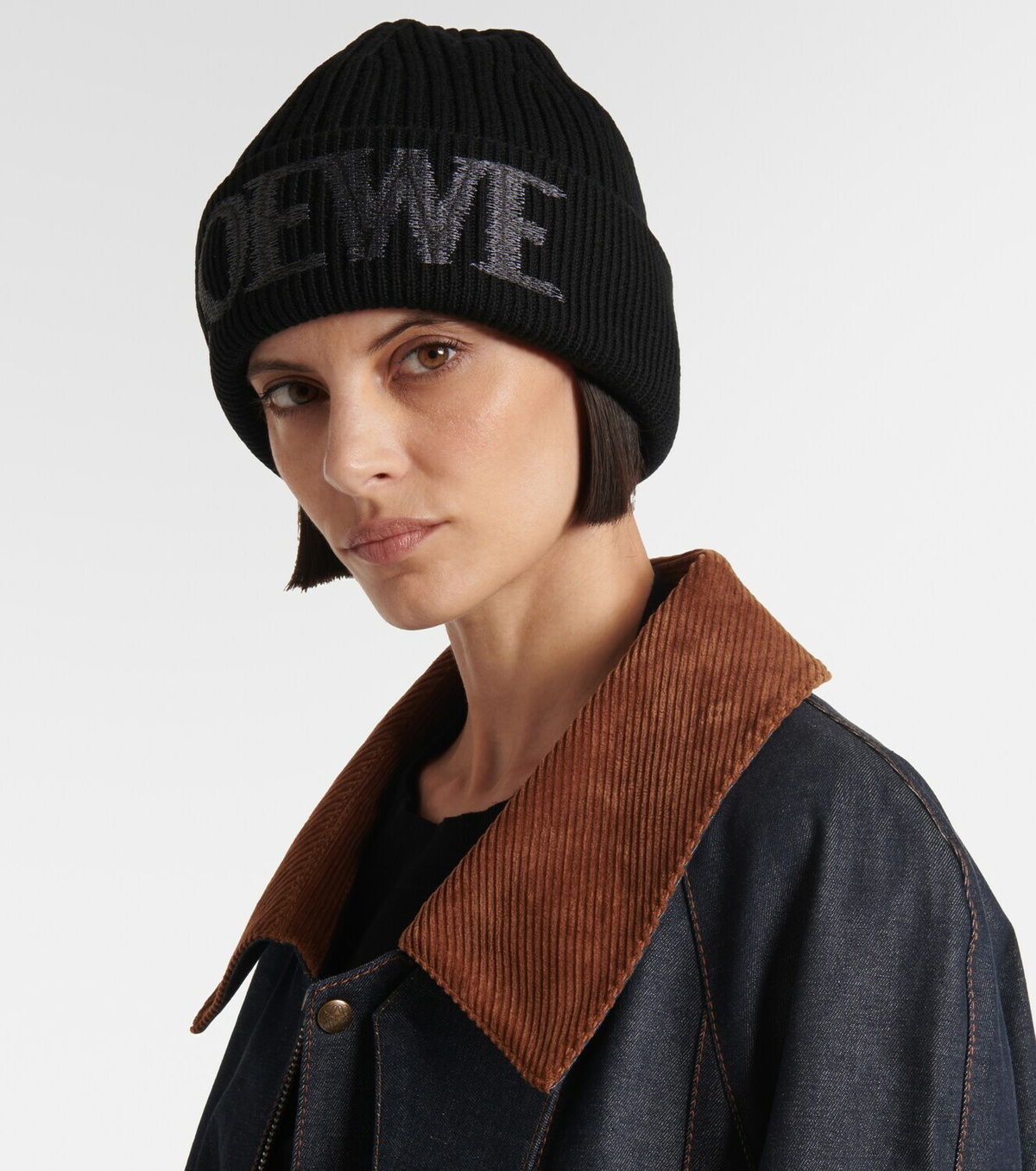 Loewe Logo wool beanie