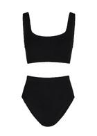Hunza G Patricia Crinkle Bikini - Black - One Size