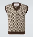 Valentino Toute La V virgin wool sweater vest