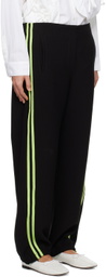 TheOpen Product Black Striped Track Pants