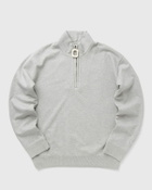 JW Anderson HALF ZIP SWEATSHIRT Grey Mens Half-Zips/Sweatshirt
