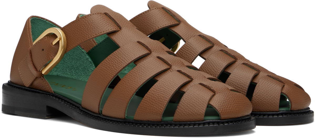 VINNY’s Brown Fisherman Sandals
