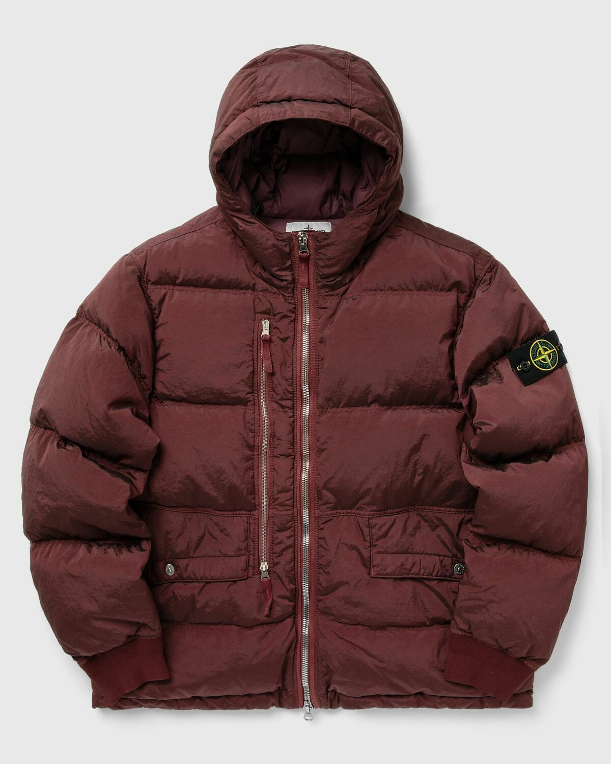 Stone Island JACKET Red Mens Down & Puffer Jacket