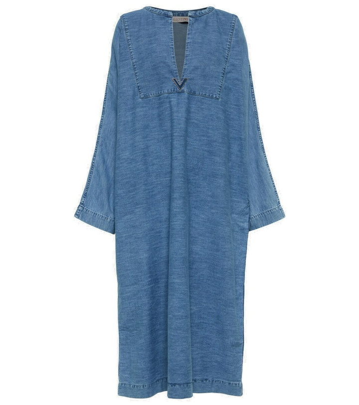 Photo: Valentino Cotton chambray kaftan