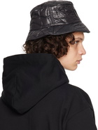 Dime Black Quilted Outline Bucket Hat