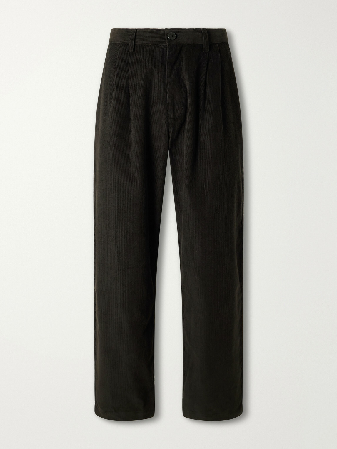 Kardo - Antonio Straight-Leg Cotton-Corduroy Suit Trousers - Green